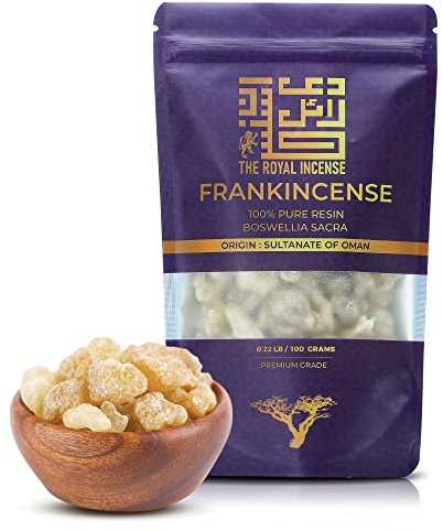 Weihrauch Bio-Harze | Boswellia Sacra Weihrauchharze | Räucherstäbchen Olibanum Gum Bulk Räuchern Räucher | Luban 0,1 kg / 100 g