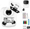 Meidom Sofortbildkamera Kinder, 30MP 1080P Kinderkamera Drucken Schwarzweiß Foto mit 2,4 Zoll Bildschirm, DigitalKamera mit 32GB TF-Karte, 6 Farben Pinselstift, 2 Rollen Druckpapier, Dual Kamera, Weiß