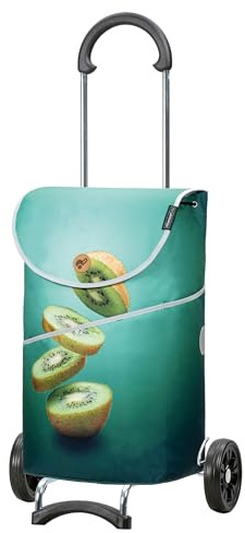 ANDERSEN Einkaufstrolley - Scala Shopper Mix A05 | mit Flüsterrädern, klappbar, aus Stahl, bis 40 kg - Tasche Limited Edition, Seitenfach, Innenfach, 46 L