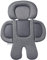 Innokids Infant Car Seat Insert for Newborn, 2-in-1 Reversible Soft Warm Padded Cushion Liner, Baby Head and Body Support for Stroller, Carseat, Swing (Gray/Black)