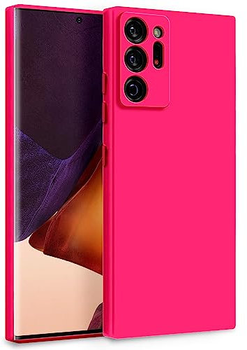 MyGadget Hülle für Samsung Galaxy Note 20 Ultra - Zweilagige Handyhülle mit Kameraschutz - Cover mit Innenfutter & Silikon außen - Pink