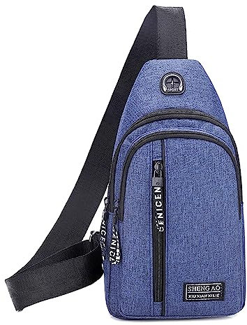 SOTALA Bodybag Sling Bag Crossbag Brusttasche Schultertasche Umhängetasche Crossbody in Blau