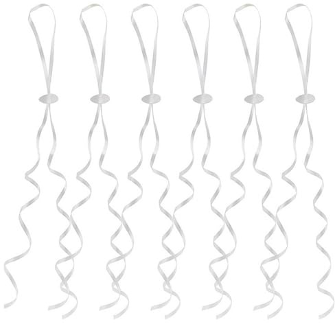 ANCLLO 100 pièces ballon attaches à dégagement rapide ballon étanchéité pince ballon ruban pour fête de mariage fête d'anniversaire