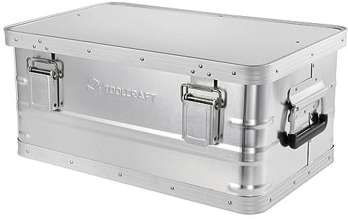 TOOLCRAFT Werkzeugbox I Werkzeugkoffer I Werkzeugkasten 515 x 230 x 320 mm I Werkzeugaufbewahrung I Volumen: 30 l I Schutzleisten & Eckbeschläge I robust und langlebig