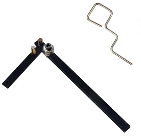 Manual Rebar Bender Small Pipe Bender Hand Rebar Bender Desktop Workbench Bending Tool for Bending of 1/4 Pipe