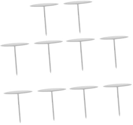 Zerodeko 10st Nägel Montieren Pfeifenblume Kuchenblumen- - Set Cupcake- - Kuchendekor Blumennagel Werkzeuge Zur Herstellung Von Kuchenblumen DIY- Nachtisch 430er Edelstahl Geschirr