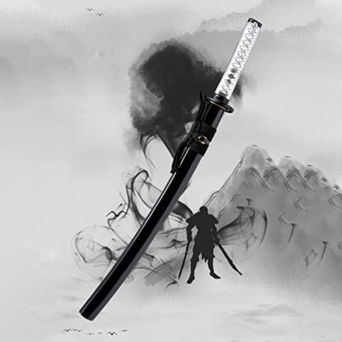 TIAYKO Katana Japonais Wakizashi de 78 cm,Lame en Bois de Rose,Fourreau de Peinture en aérosol en Bois Massif,épée de samouraï en Bois Faite à la Main pour Kendo,iaido,Cosplay,Cadeaux,Collection