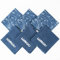 Lammcou Chiffon Lunettes de Vue, Microfibre Lunette Lingette pour écran, Tablette, Téléphones Microfibre Glass Cleaning Cloth, 25 * 25cm (Blue-Star-6Pcs)