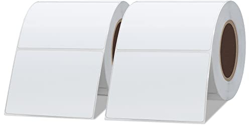Hylabelest Direct Thermal Labels Address Label for UPC Barcodes White Address Shipping Labels Compatible with Printer Zebra Desktop Printers (White, 2 Rolls, 76×51mm)