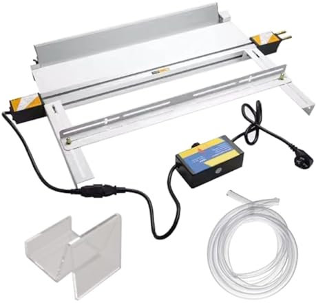 Acryl-Kunststoff-Biegestreifen-Heizgerät, 30 cm/60 cm/125 cm, tragbares manuelles Heißheizwerkzeug für 1–6 mm Dicke, für Acryl, Plexiglas, PVC, PC, ABS, Biegemaschine mit Halterung und Winkel,600mm