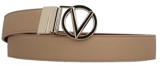 Valentino Damen ROOF Gürtel, Beige/Gold, Large