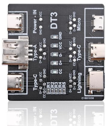 Tester per cavi USB, tester per cavi USB-C, cavo USB, tester per cavi dati USB, scheda di prova per cavo USB C USB A Micro USB veloce