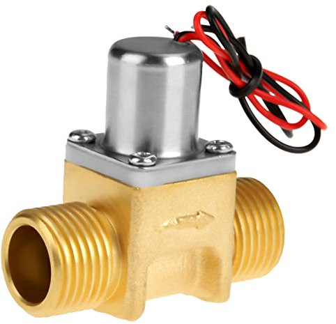Brass Solenoid Valve for Induction Cleaners and Garden Irrigation 1/2 DC 4.5V Electric Pulse Electromagnetic Valve Compact Design