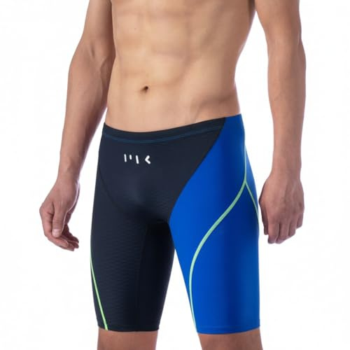 MY KILOMETRE Costume da Bagno Uomo – Tessuto Jammer da Nuoto con Cordoncino Resistente al Cloro, Asciuga Rapido per Allenamento e Gara in Piscina, UPF 50+