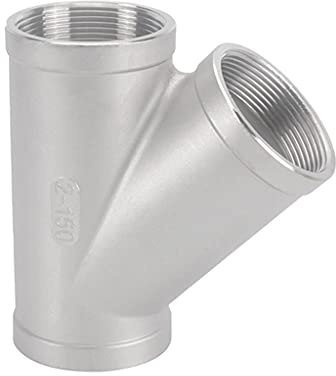 1pcs Stainless Steel Pipe Fittings Female Thread Connection 1/4 3/8 1/2 3/4'' 1'' 1-1/4'' 1-1/2'' 2'' Tee Water, Oil And Gas Joint(2fen)