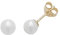 Chice 9 Karat (375) Gold Süßwasser-Zuchtperlen Damen - Paar Ohrstecker 5.0-5.5mm WJS2115