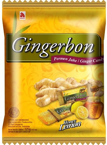 GINGERBON - Bonbons au gingembre et au miel - (1 X 125 GR)