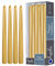 Hyoola Stabkerzen - 35 cm Metallisch Gold, Tropffreie Tafelkerzen - Kerzen Lange Brenndauer 12 Stunden - 12er Pack
