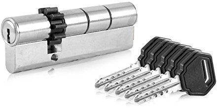 Schließzylinder Zylinderschloss Profilzylinder mit Zahrand 30x70 mm Türschloss mit 5 Schlüssel