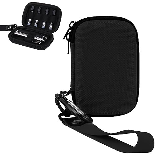 Biu-Boom [Only Case ] Carrying Vape case,Vape Battery Organizer Storage Bag, Vape Case for Vape Pen .Carabiner or Lanyard,for 510 Battery,Charger,Kit