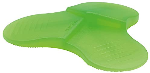 WAGNER Bodentürstopper 3STOP BLUE LUMINOUS - Durchmesser Ø 110 x 20 mm, Kunststoff Elastomer, preisausgezeichnet, leuchtend/fluoreszierend grün - 3 Keilhöhen, diverse Anwendungen - 15699001