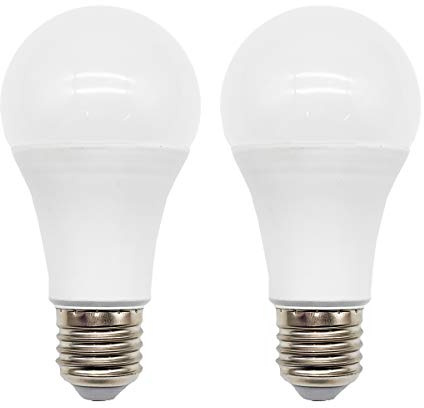 Chicaya E27 LED Light Bulbs, Screw in 12W Warm White 3000K Light Bulb, Non-dimmable(2 Pack)