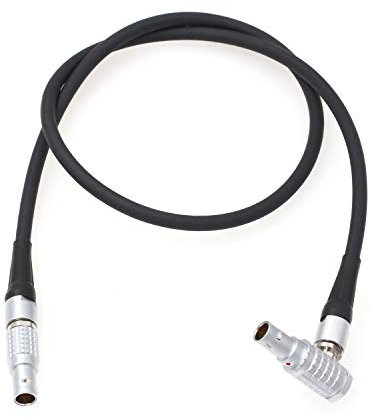 HangTon Timecode-Kabel für Red Komodo 6K V-Raptor 8K Kamera 5 Pin auf EXT 9 Pin rechtwinkliger 9 Zoll