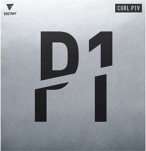 VICTAS Curl P1V - Long Pips Table Tennis Rubber Black / 1.0