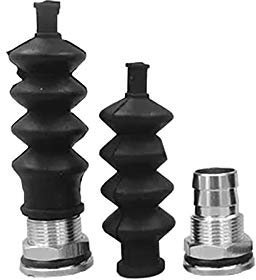 Integy RC Model Radio Box Seal Rubber Bellow L=40mm w/Alloy Fittings M11x9mm Thread for RC Boat