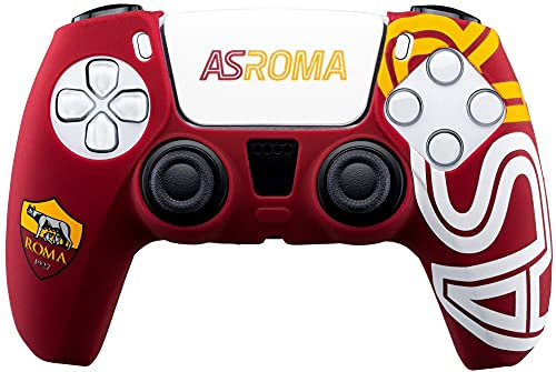 Controller Skin AS Roma 3.0 per PlayStation 5 (PS5): Guscio in Silicone e Uno sticker per Personalizzare Il Touch Pad