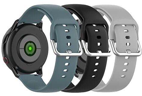 Chofit Armband kompatibel mit Mebossco P32H/Nerunsa P32B/IOWODO R3 PRO/Togala P32A/woednx P40/GCBIG TS29 Armbänder, Sport-Silikon-Ersatzbänder, 20 mm Schnellverschluss-Band, 3er-Pack (Groß)