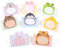 cobee Notes Autocollantes Animaux Mignons, Paquet de 8 Notes Autocollantes Animaux Kawaii Marqueurs de Dessin Animé Drapeaux Formes Mignonnes Blocs-Notes Autocollants 160 Feuilles
