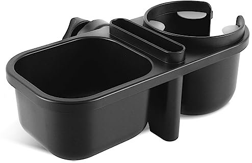 Stroller Cup Holder Universal 360 Degrees Rotation 3 in 1 Baby Trolley Snack Tray with Phone Holder for Stroller, Pushchair,Wheelchair, Walker