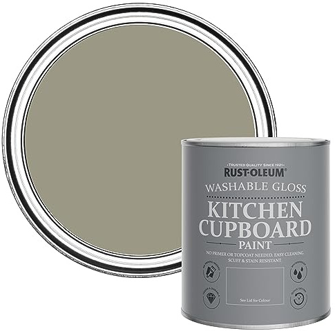 Rust-Oleum Green Kitchen Cupboard Paint in Gloss Finish - Grounded 750ml