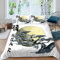AASIRA Bettwäsche 200x200 3Teilig Japan Sakura Bettbezug Erwachsene Leicht Mikrofaser Bettwäsche Set mit Muster 3D Japanische Landschaft Bettbezüge Sommer mit Reißverschluss und 2 Kissenbezüge 80x80