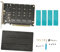 Quad M.2 NVMe auf PCIe Adapter, 4 Festplatten 32 Gbit/s Soft Raid Karte SSD Verdickte Stabile Erweiterungskarte Aluminiumlegierung Quad PCIe 4.0 auf NVMe Karte für