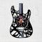 VINY WOODY Eddie Rock Heavy Metal Schallplattenuhr Gitarre