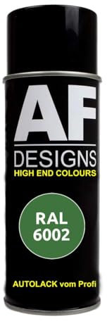 Bombe de peinture pour voiture RAL6002 - Vert feuille - Satiné mat