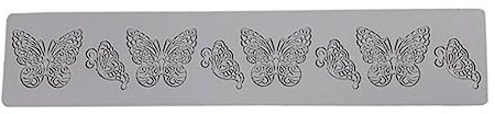 Kuchen Fondant Schmetterling Prägematte Silikon Schokolade Wiederverwendbare Spitze Matte für Kuchen Dekorieren Werkzeug Silikon Spitze Matte Dekoration Kuchen Backen Liefert Silikon Matte