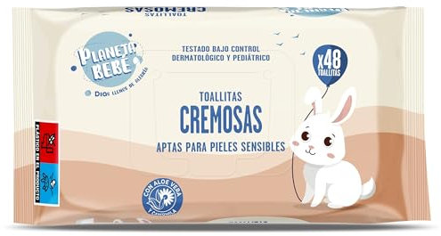 DIA PLANETA BEBÉ toallitas para bebés cremosas bolsa 48 unidades
