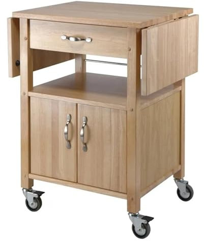 FUHAI-666 Küchenwagen Klappbarer Küchenwagen aus Holz, Trolley-Hilfswagen mit Rädern, Aufbewahrungsmöbel Servierwagen, jinyi2016SHOP-1998