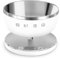Smeg, Balance de Cuisine KSC01WHMWW, Bol Amovible en Acier Inoxydable, Quatre Unités de Mesure g/ml et lb.oz/fl.oz, avec Fonction de Tare, Capacité Maximale 5 kg, Blanc Mat