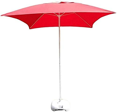 NSTVVEE Sonnenschirm, Gartenschirm, 2 m/6,6 Fuß, quadratischer Gartentischschirm für die Außenterrasse, für den Außenbereich, den Strand, den kommerziellen Eventmarkt, den Swimmingpoolrand