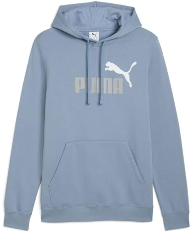 Puma Herren 2 Color No. 1 Logo Hoodie FL Kapuzenpullover, Cool Blue, L EU