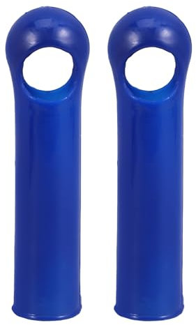 Alipis 2st Besenzubehör Ersatz-kehrschaufel-besenstiel Endkappen Für Kehrschaufeln Ersatzgriff Für Besenstielrohr Griff Für Schrankstange Besenstielkappe Kehrmaschinengriff Plastik Blue