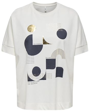 ONLY Damen Onljany S/S O-Neck Print Top Box JRS