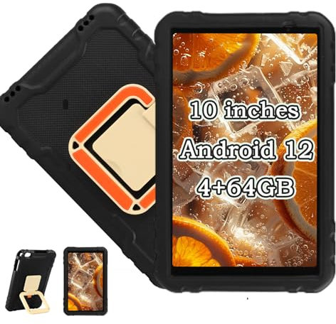 Tableta 11 Pulgadas, Android 12,4 GB de Ram + 64 GB de ROM (tf512 GB), 5MP + 13mp + 2mp Bluetooth 5,0,5G + 2,4G WiFi, Teclado + ratón + Funda, Negro