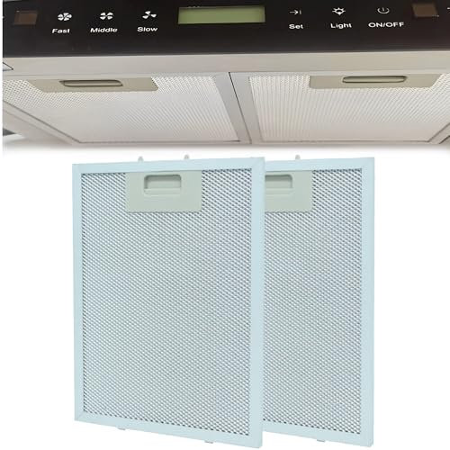 JIAMIAN 3PCS Filtro De Campana Extractora, Accesorio De Filtro, Filtro De Cocina De Aluminio, Accesorio De Campana Extractora, Cubierta De Filtro De Campana Extractora De Cocina (30 * 24cm)