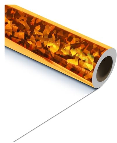 TIEOAXFT 12inX5ft/30x150cm Gradient Rainbow Heat Transfer Vinyl for DIY Hat T-shirt Printing Craft Iron on HTV Film Roll(Clear)