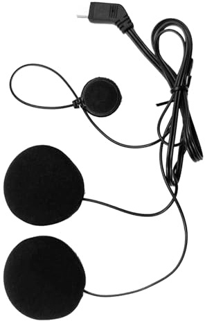Generico Microfono Interfono per Casco, Di Comunicazione per Moto con Cuffie, Audio Impermeabile 10 Pin per Chiamate Nitide - Adatto a Uomini, Donne e Adolescenti